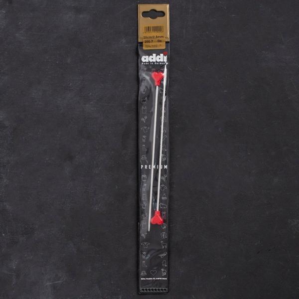 Addi Kalpli 2,5mm 20cm Klasik Alüminyum Örgü Şişi - Image 1