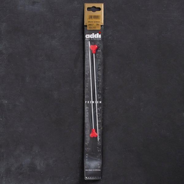 Addi Kalpli 2mm 20cm Klasik Alüminyum Örgü Şişi - - Image 1