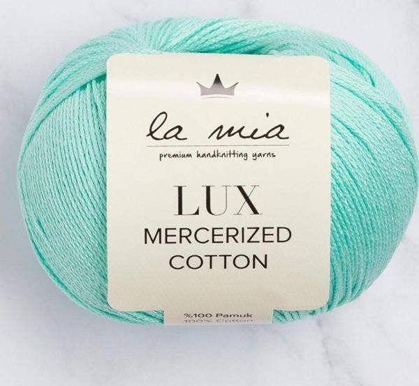 La Mia Lux Mercerized Cotton Su Yeşili El Örgü İpi - 137 - 33750 - Image 1