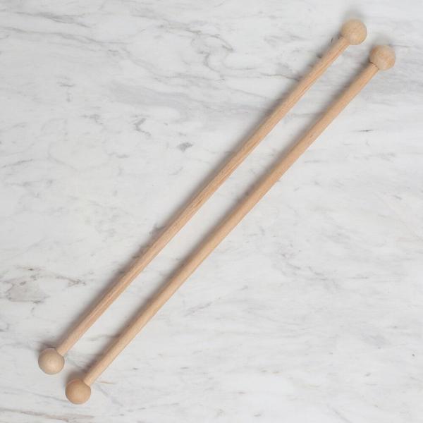  25 cm 1 Çift Ahşap Çubuk Başlıklı - Image 1