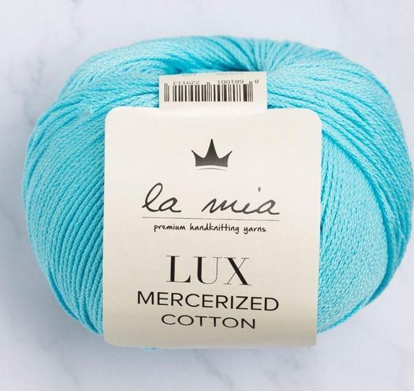 La Mia Lux Mercerized Cotton Cam Göbeği El Örgü İpi - 123 - 33749 - Image 1