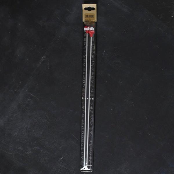 ADDI KALPLİ 4MM 40CM KLASİK ALÜMİNYUM ÖRGÜ ŞİŞİ - - Image 1