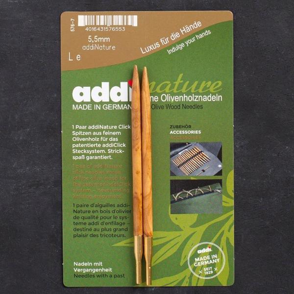 Addi Nature Olive Wood Click 5.5mm 13cm Misinalı Ş - Image 1