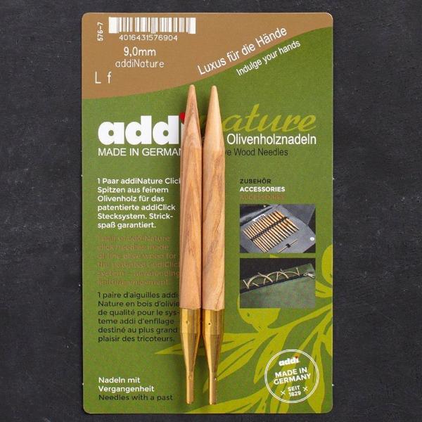 Addi Nature Olive Wood Click 9mm 13cm Misinalı Şiş - Image 1