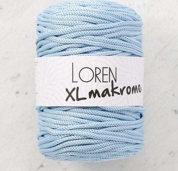  XL Makrome Bebe Mavi El Örgü İpi - R051 - 33718 - Image 1
