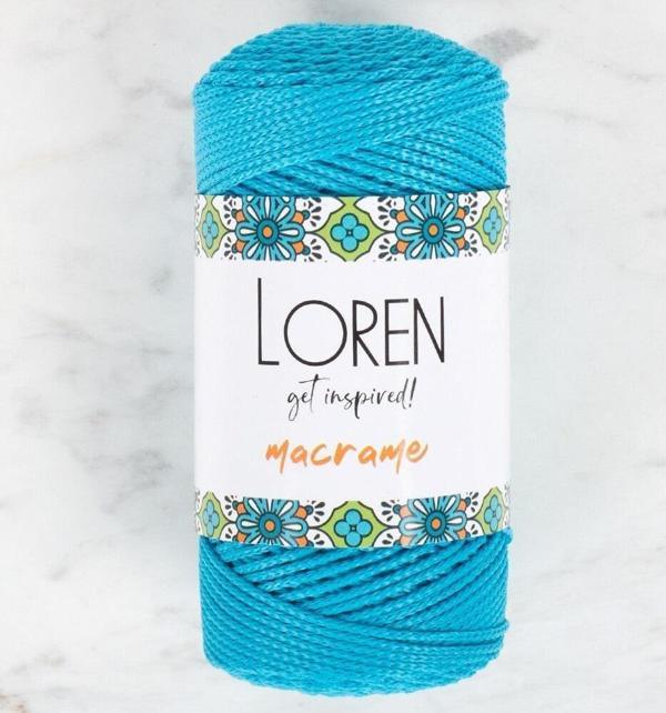  Macrame Turkuaz El Örgü İpi - RM 0232 - 34351 - Image 1