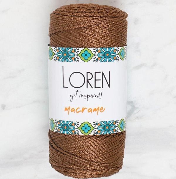  Macrame Kahverengi El Örgü İpi - RM 0200 - 34349 - Image 1