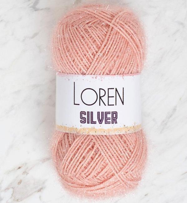  Silver Pudra Pembe El Örgü İpi - RS0040 - 34079 - Image 1