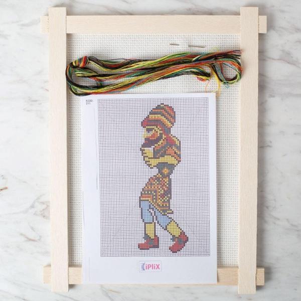  Etamin İşleme Panosu Kiti Hacivat - Kod:211 - Image 1