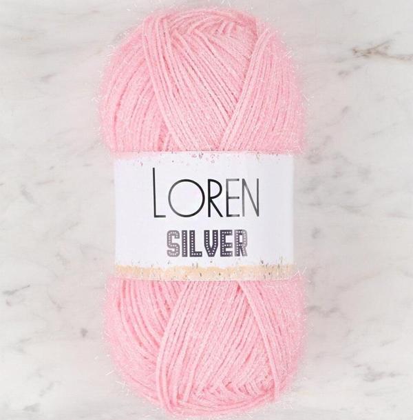  Silver Toz Pembe El Örgü İpi - RS0013 - 34074 - Image 1