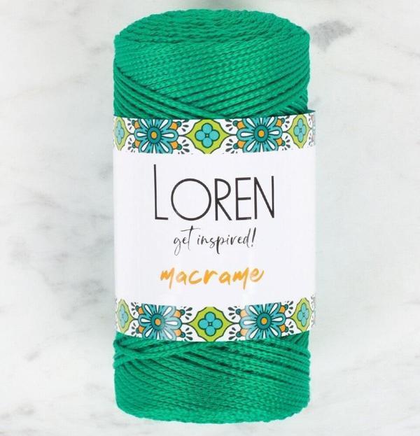  Macrame Yeşil El Örgü İpi - RM 0175 - 34339 - Image 1