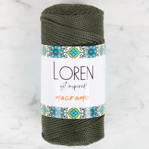  Macrame Asker Yeşili El Örgü İpi - RM 0195 - 34337 - Image 1