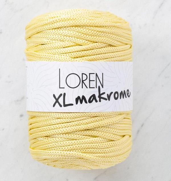  XL Makrome Sarı El Örgü İpi - R039 - 33704 - Image 1