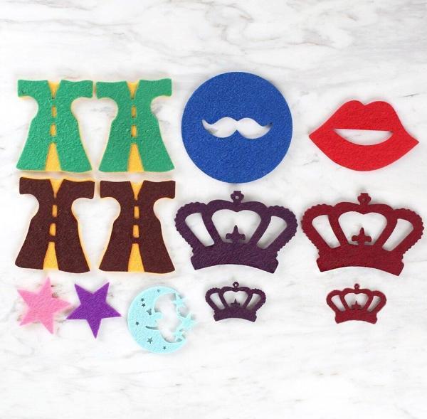  10 Paket Parti Konseptli Keçe Set-2 - Image 1