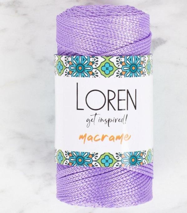  Macrame Lila El Örgü İpi - RM 0130 - 34336 - Image 1
