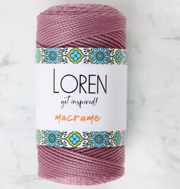  Macrame Gül Kurusu El Örgü İpi - RM 090 - 34333 - Image 1