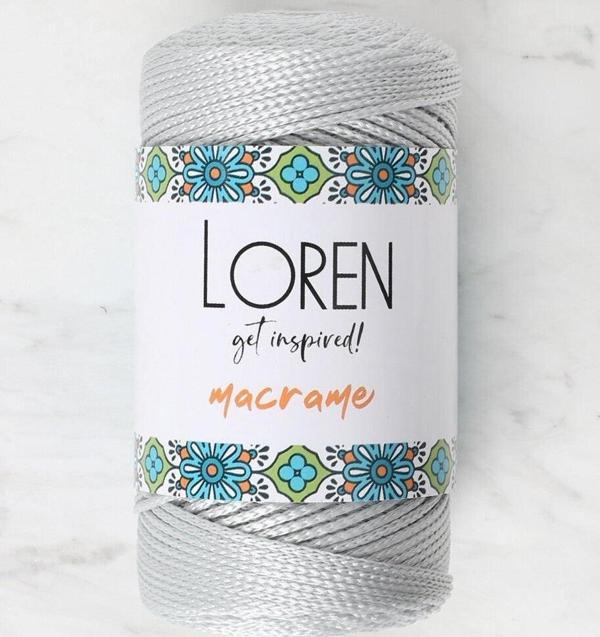  Macrame Gri El Örgü İpi - RM 060 - 34331 - Image 1