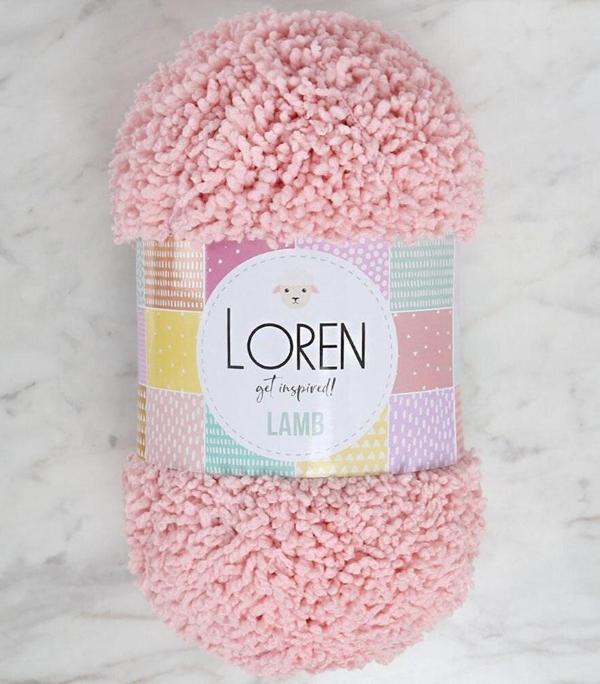  Lamb Pembe El Örgü İpi - R079 - Image 1