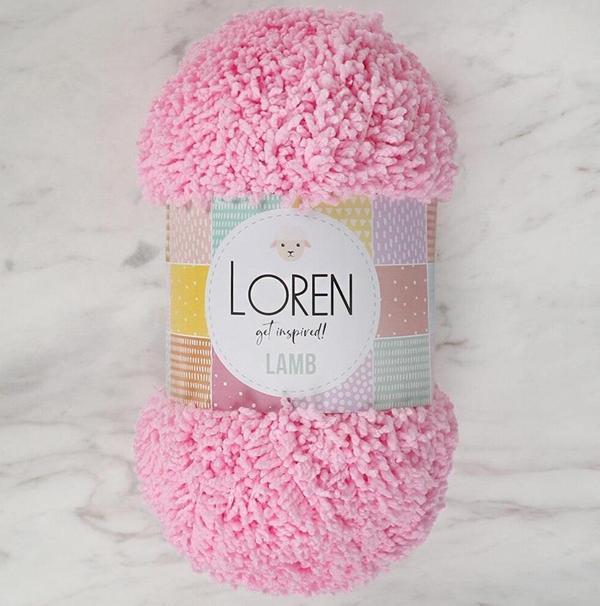  Lamb Pembe El Örgü İpi - R082 - Image 1
