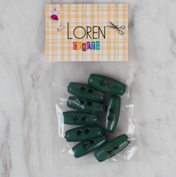  Crafts yeşil 8 li çoban düğmesi - 92 - Image 1