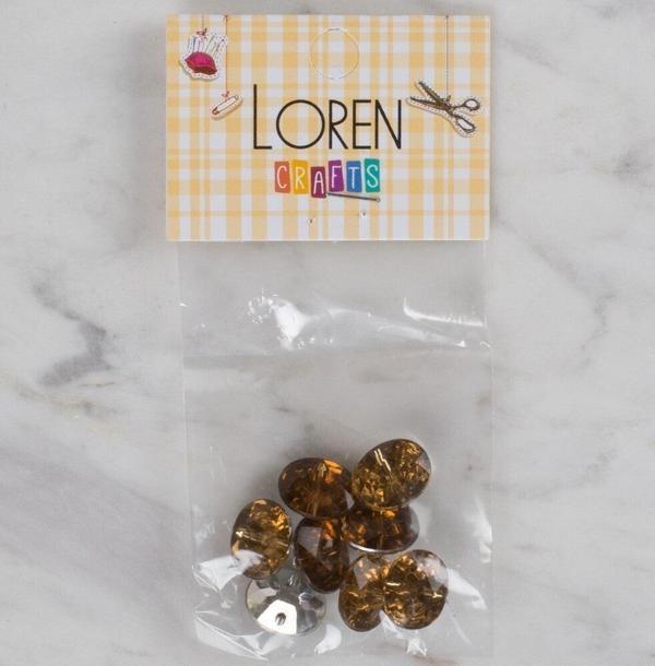  Crafts kahverengi 8 li düğme - 243 - Image 1