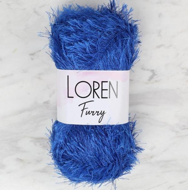  Furry Saks Mavisi El Örgü İpi - RF004 - 34043 - Image 1