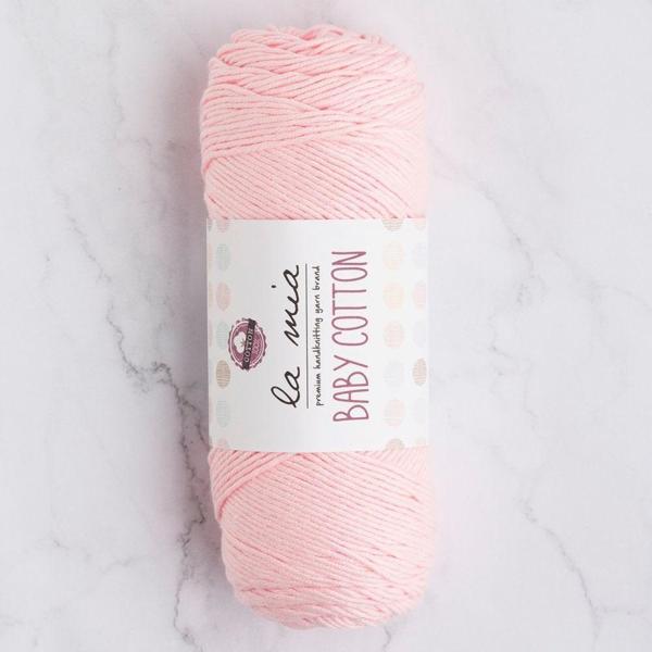 La Mia Baby Cotton Şeker Pembe El Örgü İpi - L040 - 33650 - Image 1