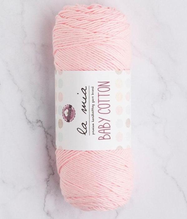 La Mia Baby Cotton Şeker Pembe El Örgü İpi - L040 - 33650 - Image 1