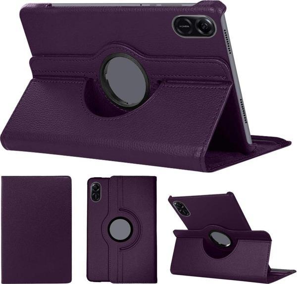 Honor Pad X9 11.5 inç Uyumlu 360° Dönebilen Uyku Modlu Standlı Pu Deri Tablet Kapaklı Kılıf - Image 1