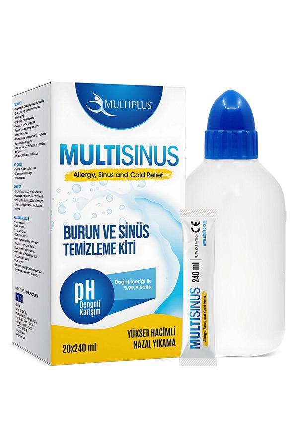 Multiplus Multisinus Burun Ve Sinüs Temizleme Kiti X 20 Saşe - Image 1