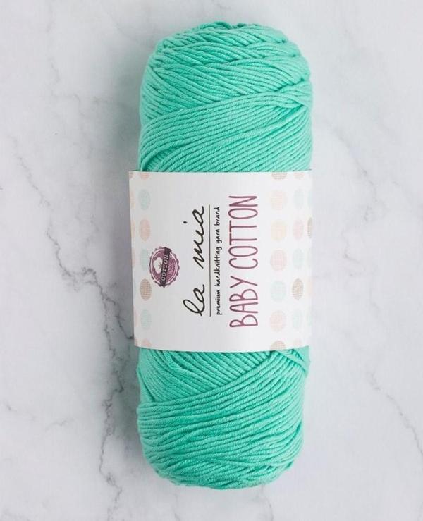 La Mia Baby Cotton Su Yeşili El Örgü İpi - L027 - 33649 - Image 1