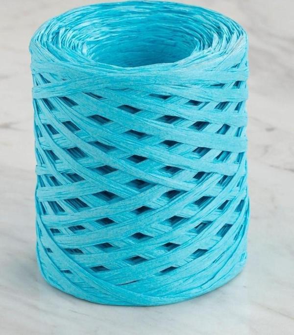  Natural Raffia 90 gr Turkuaz Kağıt İp - 20 - Image 1
