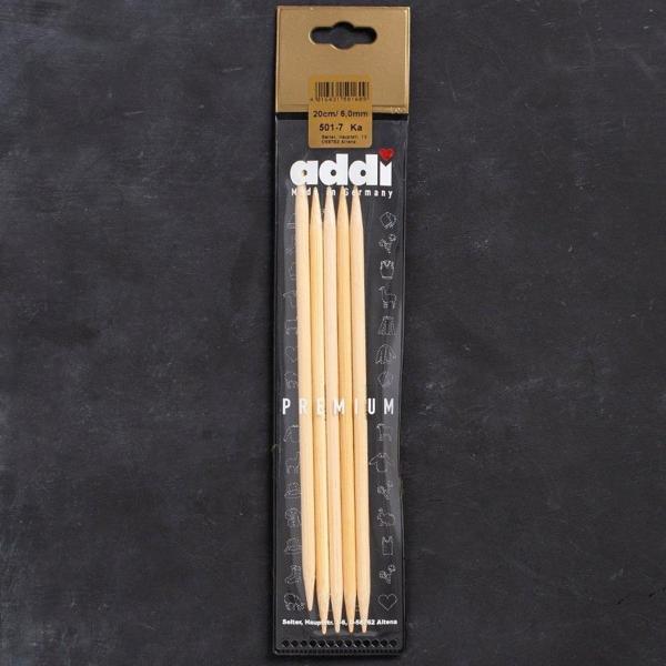 Addi Bambus 6mm 20cm Bambu Çorap Şişi - 501-7 - Image 1