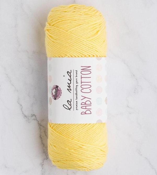 La Mia Baby Cotton Sarı El Örgü İpi - L043 - 33646 - Image 1