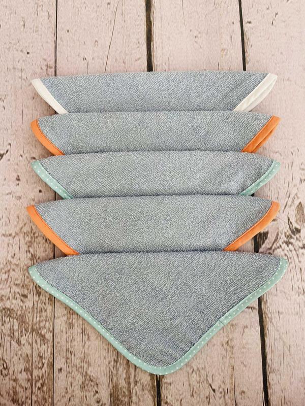 5'li Micro-cotton Bebek Ağız Mendili Önlük Havlu - Image 1
