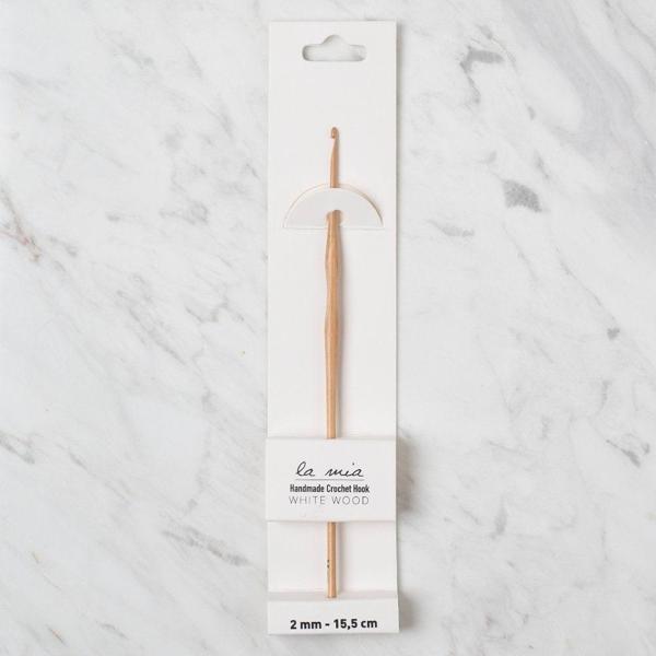La Mia Whitewood 2 mm 15.5 cm Ahşap Yün Tığ - Image 1