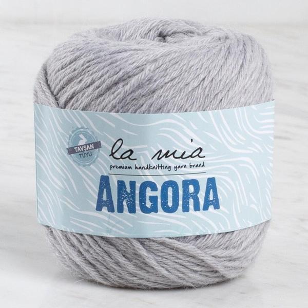 La Mia Angora Gri El Örgü İpi - L047 - 34013 - Image 1