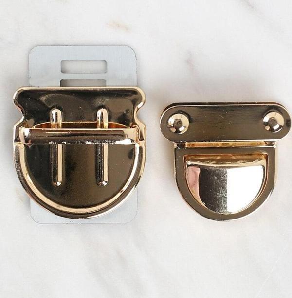  Metal Çanta Kilidi Sarı - Image 1