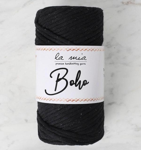 La Mia Boho Siyah Büküm Makrome İpi - L006 - 33997 - Image 1