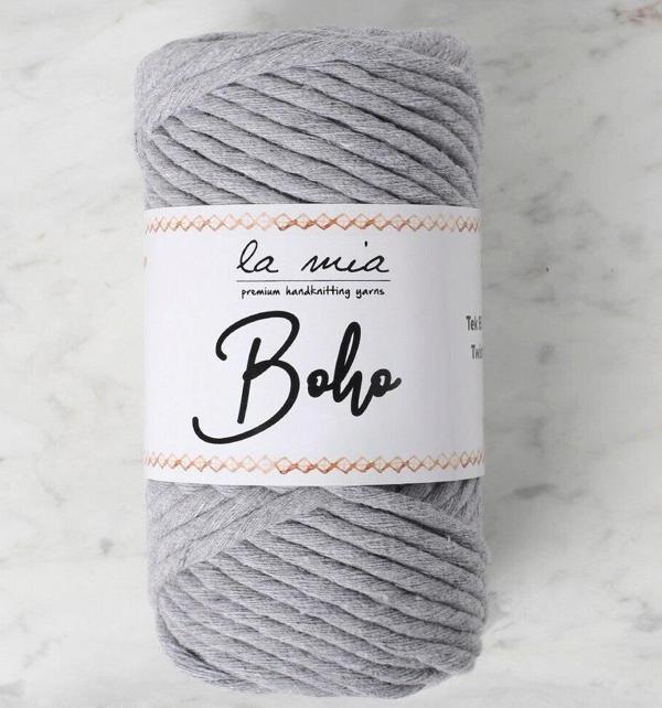 La Mia Boho Gri Büküm Makrome İpi - L031 - 33986 - Image 1