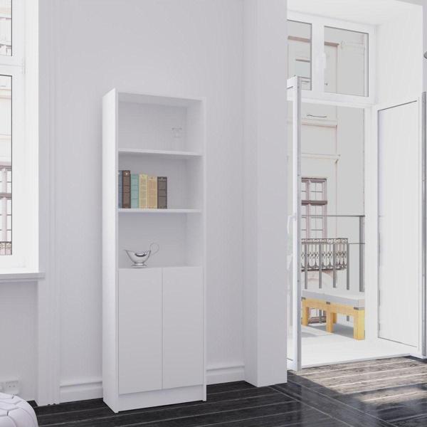 Yeti Mobilya Çok Amaçlı 2 Kapaklı Mutfak Banyo Dolabı Cad56 Beyaz - Image 1