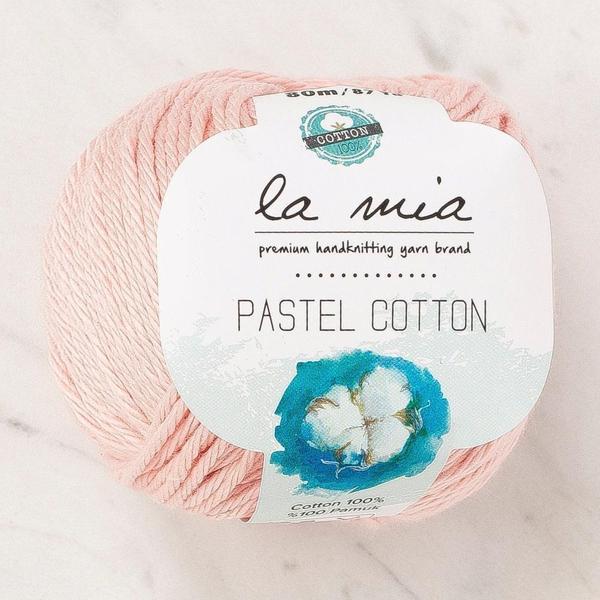 La Mia Pastel Cotton Şeker Pembe El Örgü İpi - L185 - 33952 - Image 1