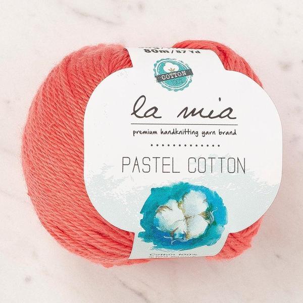 La Mia Pastel Cotton Nar Çiçeği El Örgü İpi - L180 - 33950 - Image 1