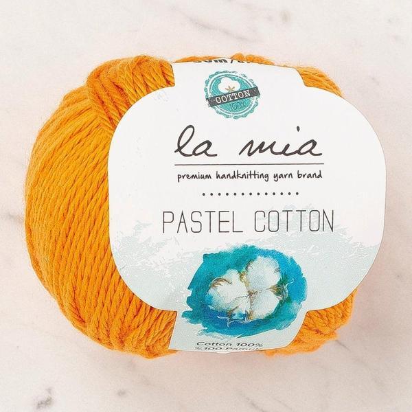 La Mia Pastel Cotton Turuncu El Örgü İpi - L179 - 33949 - Image 1