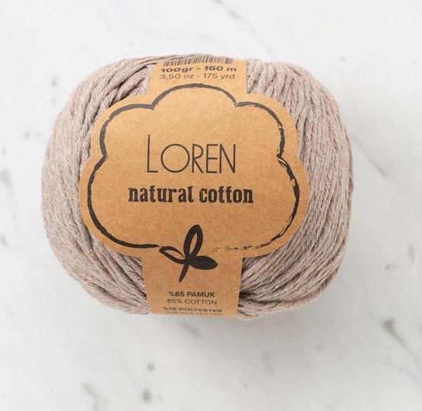  Natural Cotton Vizon El Örgü İpi - R085 - 33924 - Image 1