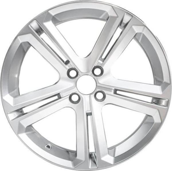 EMR-S1017-01 7.5x17" -4x100 ET35 67.1 Silver Gloss Jant (4 Adet) - Image 1