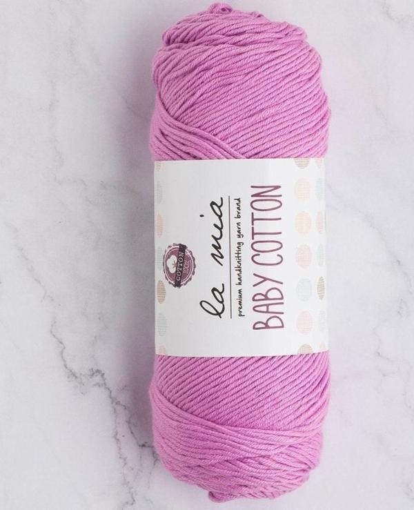 La Mia Baby Cotton Lila El Örgü İpi - L048 - 33638 - Image 1