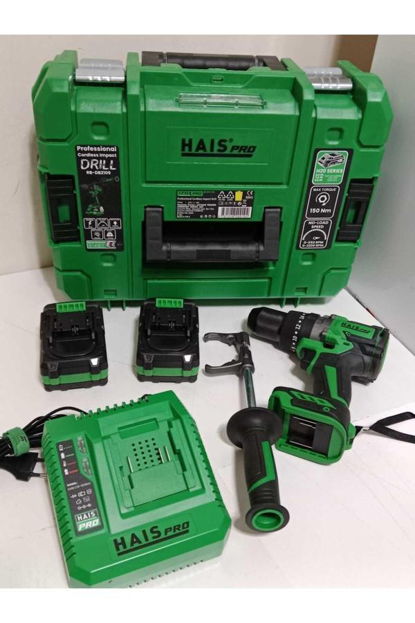 Hais Pro Akülü Darbeli Matkap 150N.M 21V 4Ah Rb-Db2109 - Image 1