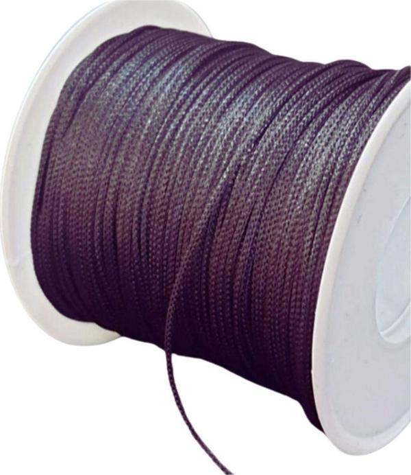 Paraşüt İpi, Bileklik-Kolye örgü ipi 1 mm 50 metre Füme - Image 1