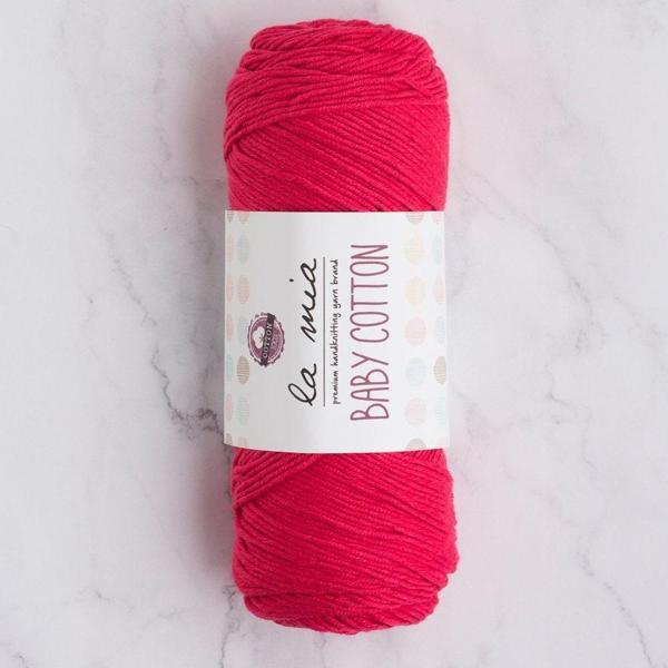 La Mia Baby Cotton Fuşya El Örgü İpi - L030 - 33630 - Image 1